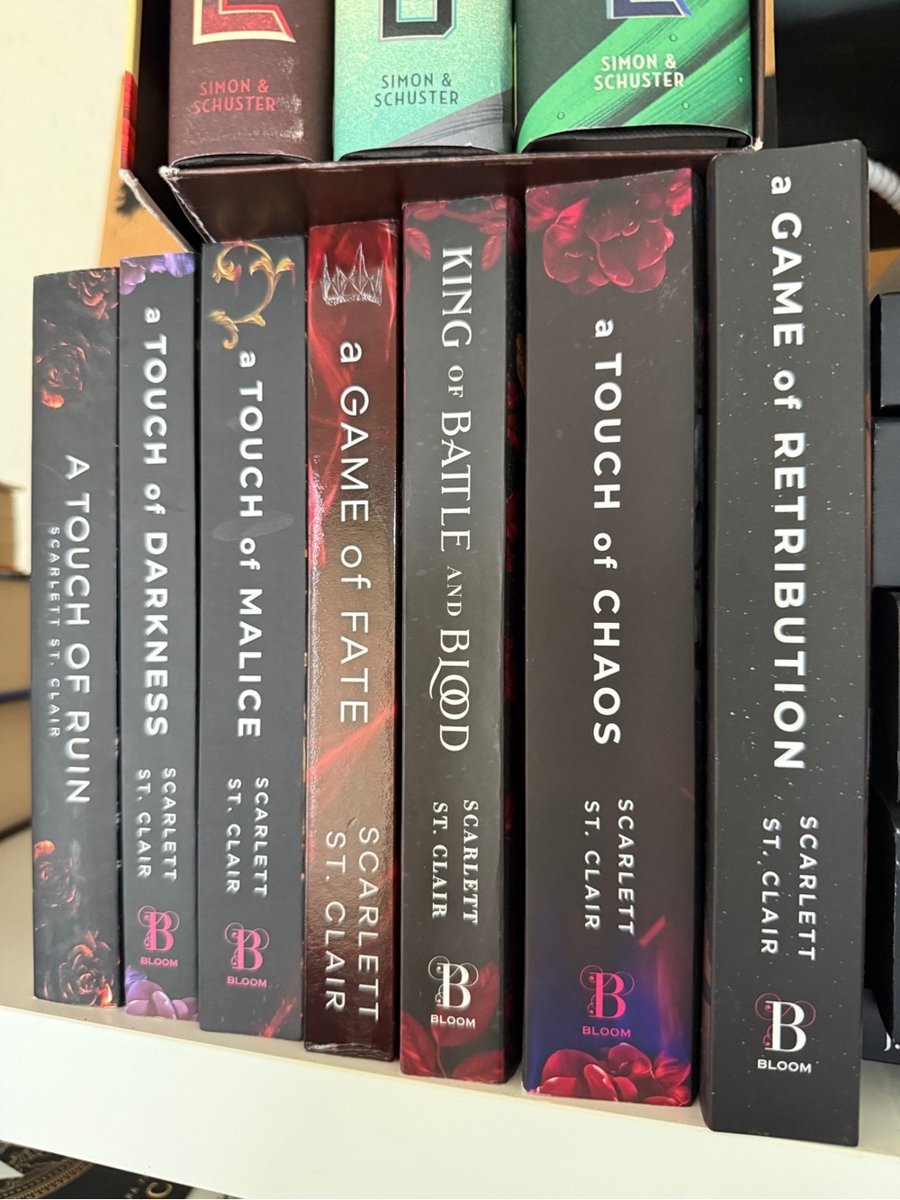 Dark Rose Hardcover Book Set - Black & Red